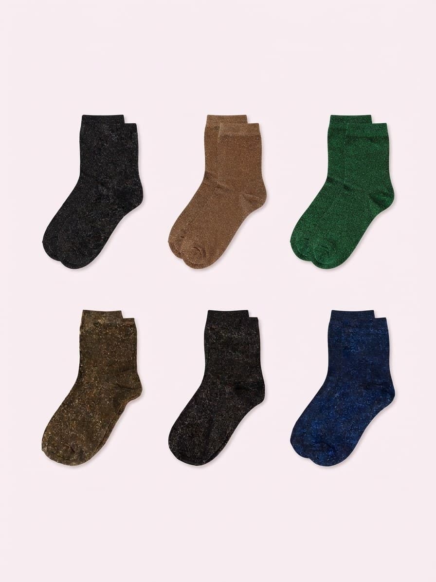 Chaussette à paillettes personnalisée
