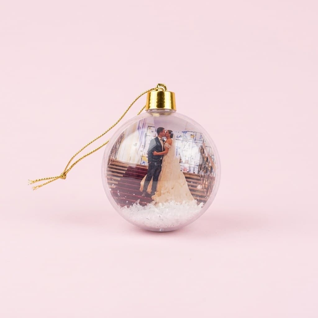 Boule de Noël personnalisée avec photo